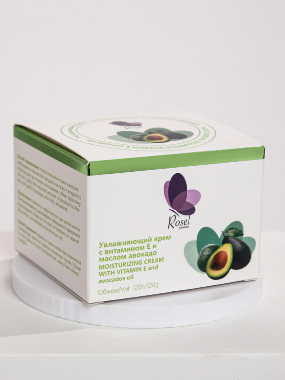 Rosel Увлажняющий крем с витамином Е и маслом авокадо 120 g фото