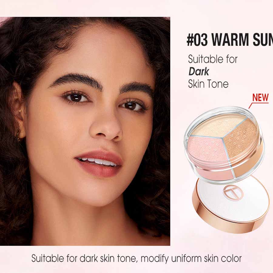 Пудра O.TWO.O Трехцветная рассыпчатая № 3 9 g фото