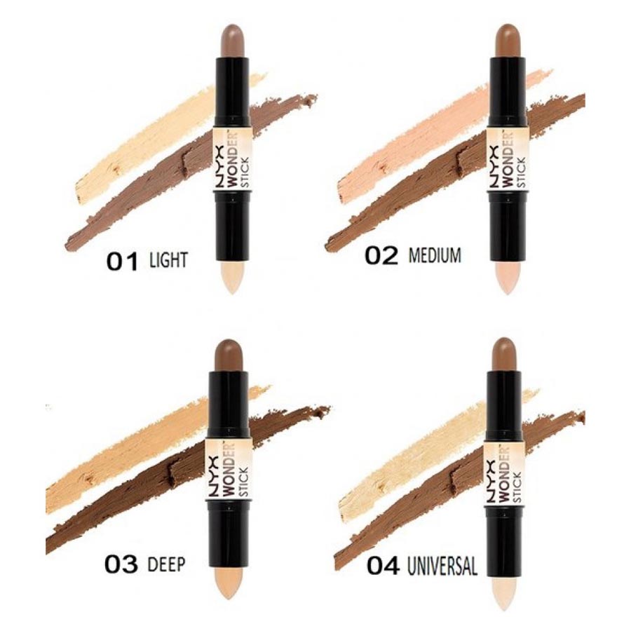 Корректор NYX Wonder Stick Highlight And Contour Stick 2in1 № WS01 4 g фото