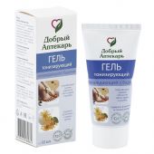 Гель для тела Добрый Аптекарь тонизирующий охлаждающий с бадягой 50 мл