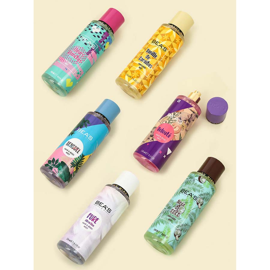 Мист для тела и волос Beas Body & Hair Vanille De Carabies 250 ml фото