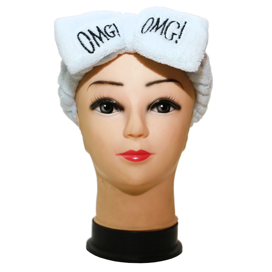 Повязка для волос OMG - голубая фото