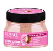 GLANCE Скраб для тела Пион и Миндальное Масло, 500 мл