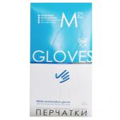 Перчатки нитриловые неопудренные размер M 200 шт