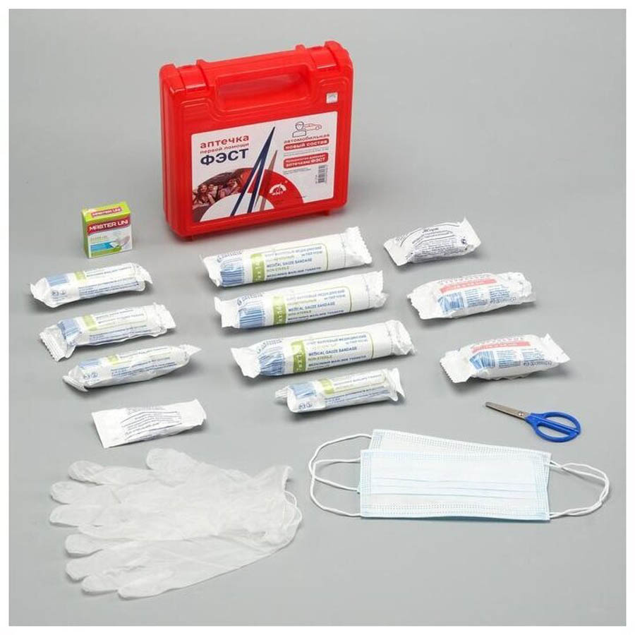 Автомобильная аптечка первой помощи фото