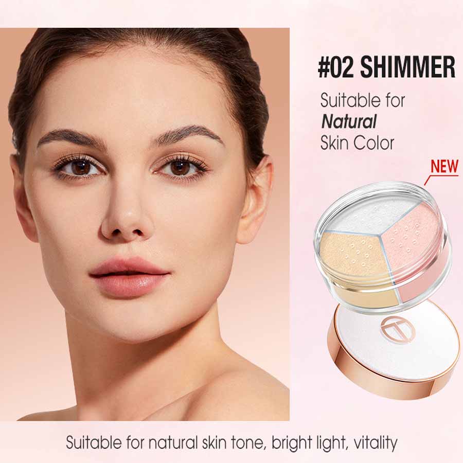 Пудра O.TWO.O Трехцветная рассыпчатая № 2 9 g фото