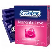Презервативы Contex Romantic Love ароматизированные 3 шт. в упаковке