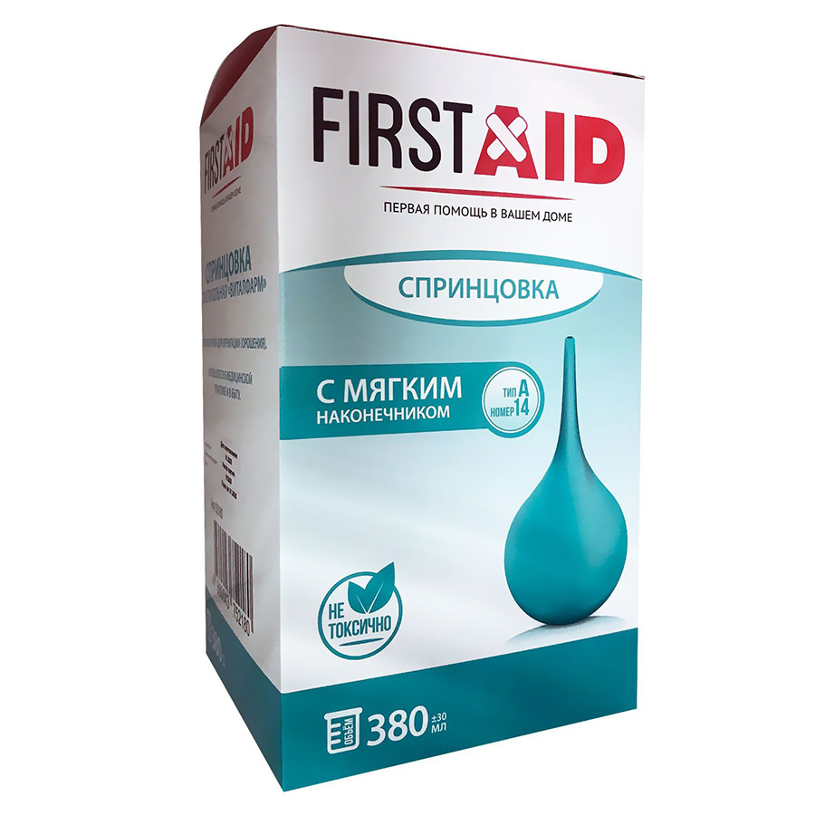Спринцовка FirstAid пластизольная А14 440 мл фото