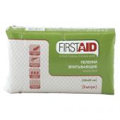 Пеленки FirstAid медицинские впитывающие 60х60 см - 5 шт.