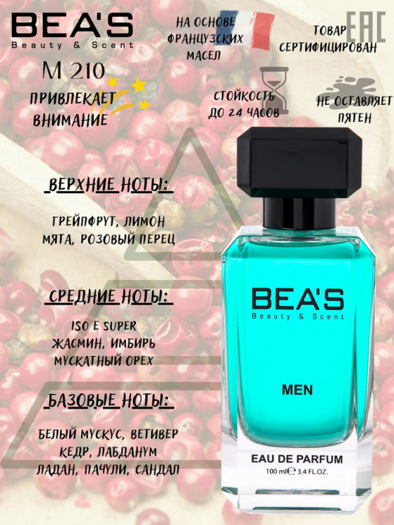 Beas M210 C Bleu De C Men edp for men 100 ml фото