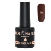 Базовое покрытие OU Nail Rubber Base № 10 8 ml