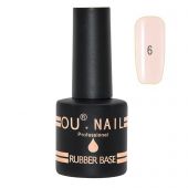Базовое покрытие OU Nail Rubber Base № 6 8 ml