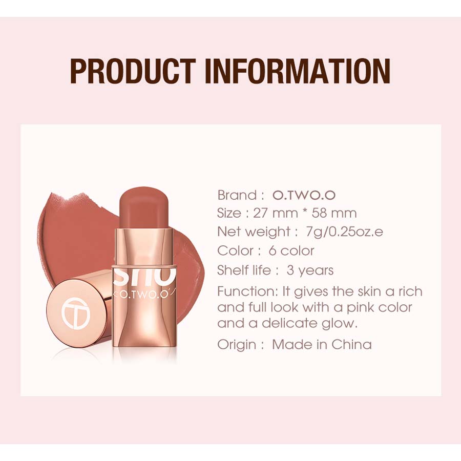 Стик - румяна O.TWO.O № 5 Obsessed 7 g фото