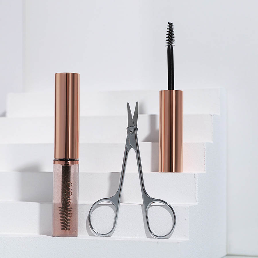 Набор Гель для бровей O.TWO.O водостойкий + ножницы 6,5 g фото