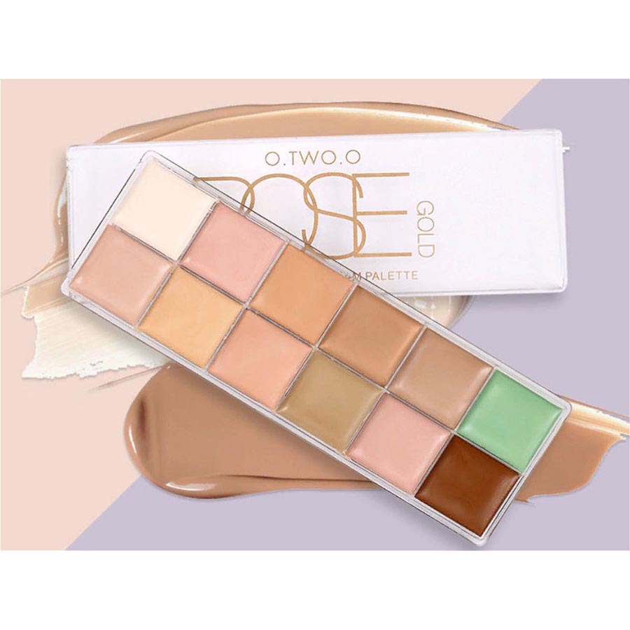 Консилер O.TWO.O Rose Gold 12 Camouflage Cream Palette 30 g фото