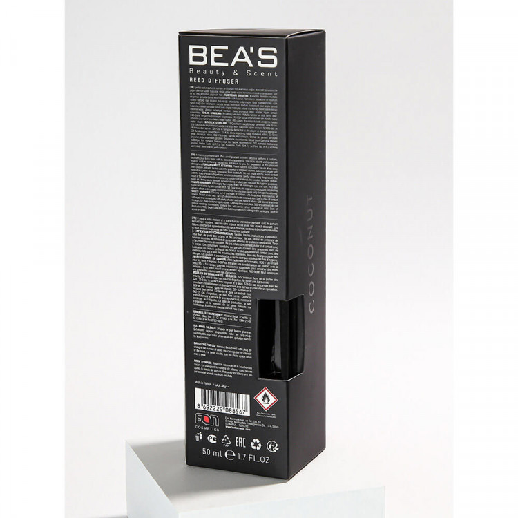 Аромадиффузор Beas Cotton Хлопок Reed Diffuser 50 ml фото