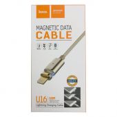 Магнитный USB-data-кабель hoco U16 Lightning