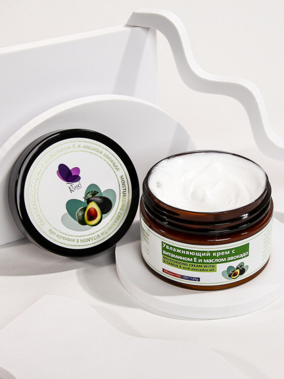 Rosel Увлажняющий крем с витамином Е и маслом авокадо 120 g фото