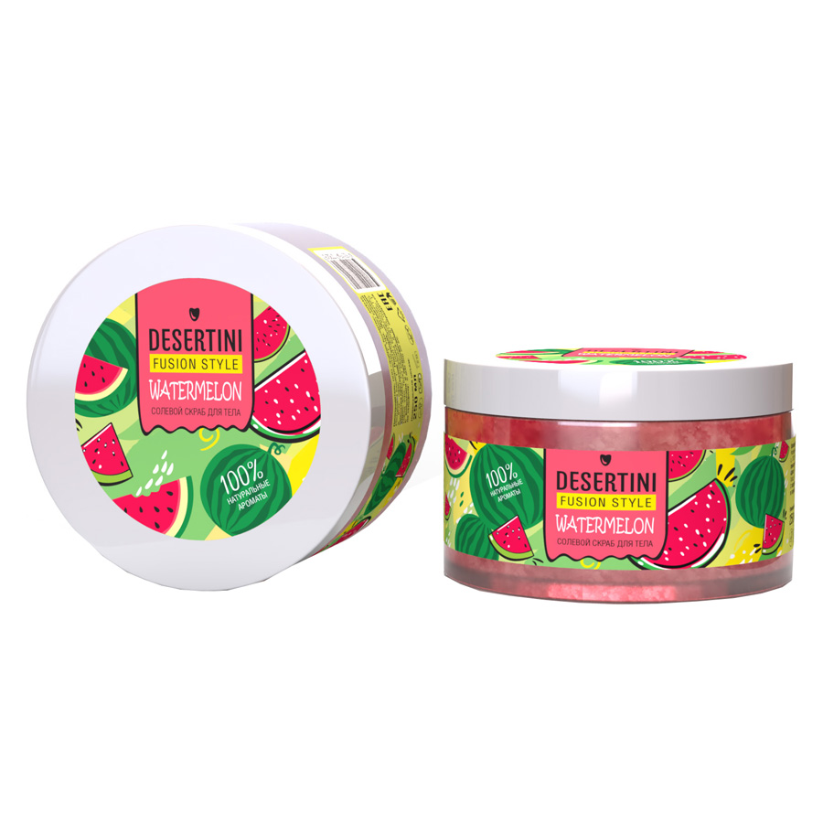 Скраб для тела Desertini Fusion Style солевой Арбуз 250 ml фото
