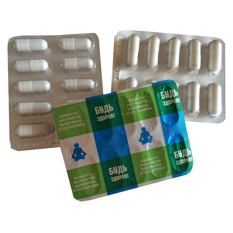 Комплекс Антистресс Будь здоров! валериана пустырник 30 капсул фото