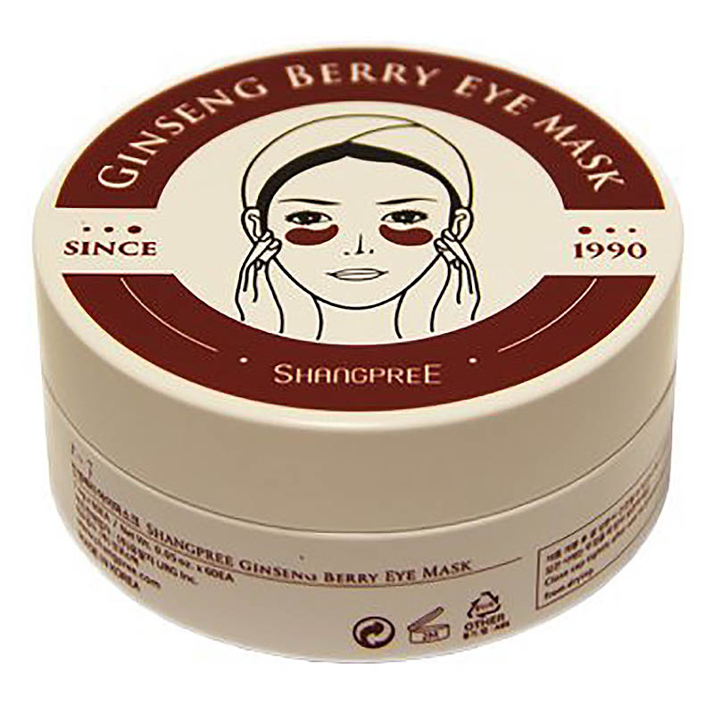 Гидрогелевые патчи для глаз Shangpree Ginseng Berry Eye Mask 60 шт фото
