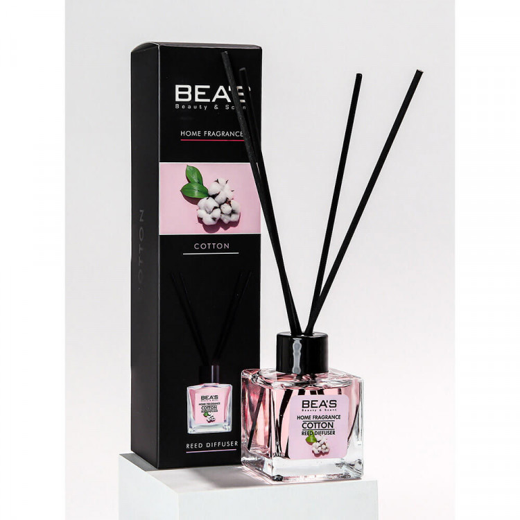 Аромадиффузор Beas Cotton Хлопок Reed Diffuser 50 ml фото