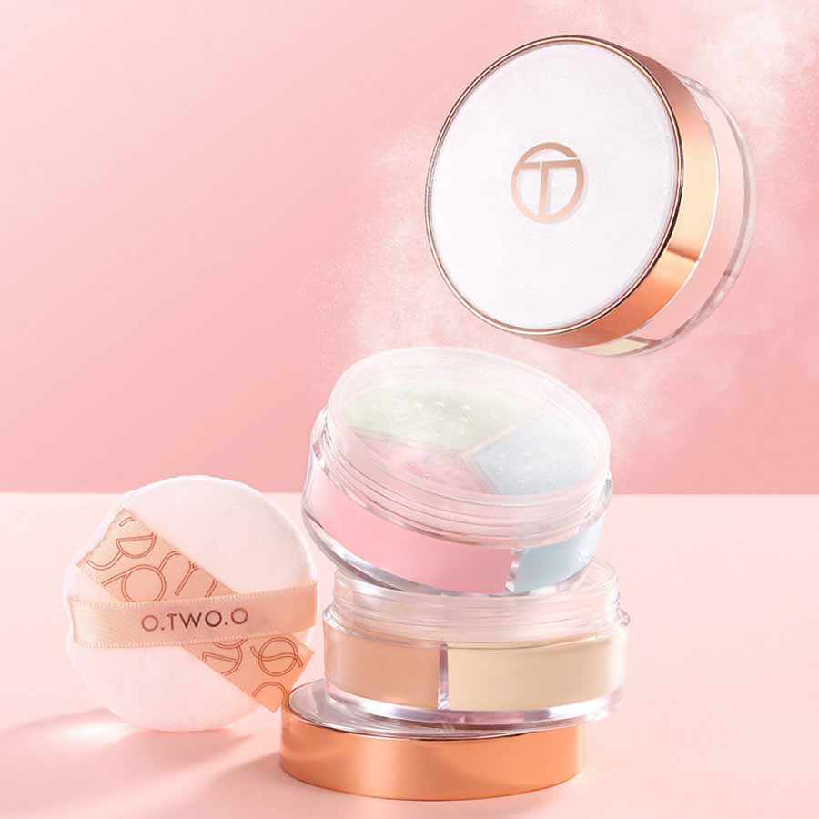 Пудра O.TWO.O Трехцветная рассыпчатая № 2 9 g фото