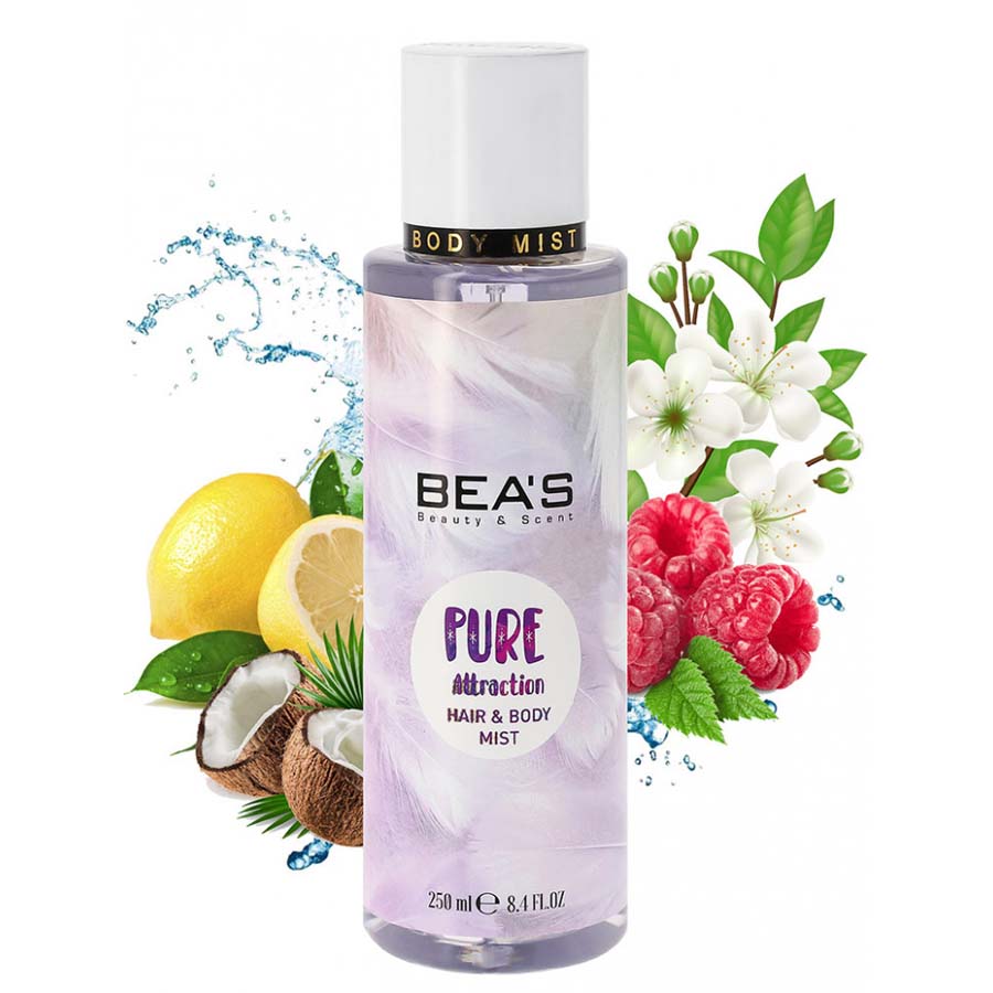 Мист для тела и волос Beas Body & Hair Pure Attraction 250 ml фото