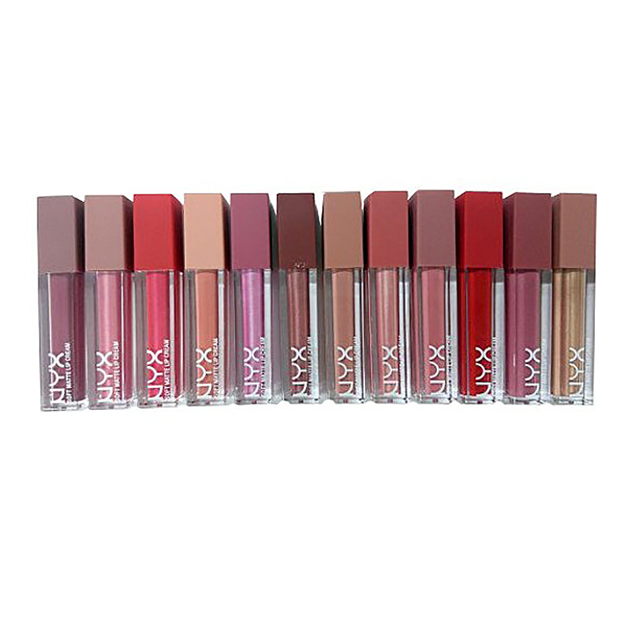 Жидкая Помада NYX Soft Matte Lip Cream Doux Mat A Liquid Levres (упаковка 12 шт) фото