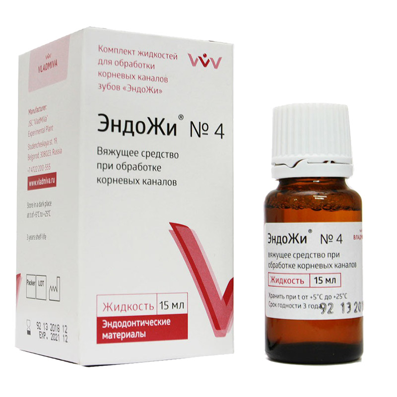 Вяжущее, кровоостанавливающее средство Vladmiva "ЭНДОЖИ №4" 15 ml фото